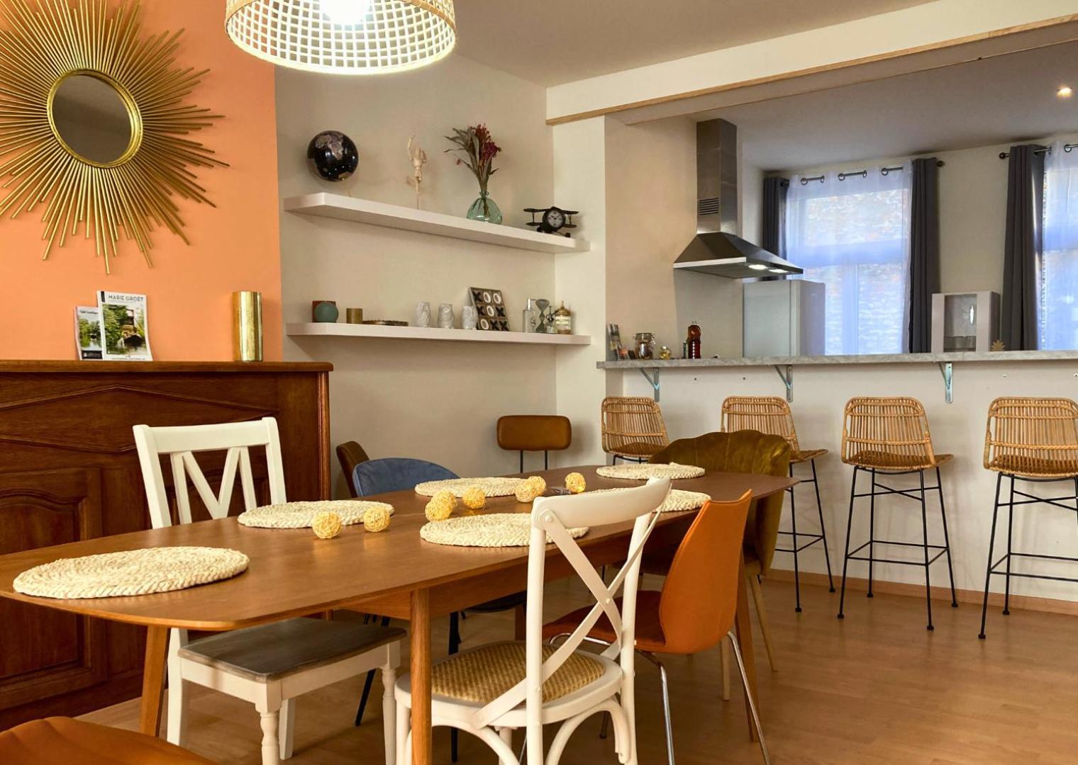 Le Bohemian Chic - 4 Chambres En Hypercentre De Saint-Omer, Ideal Pour Les Groupes Exteriör bild