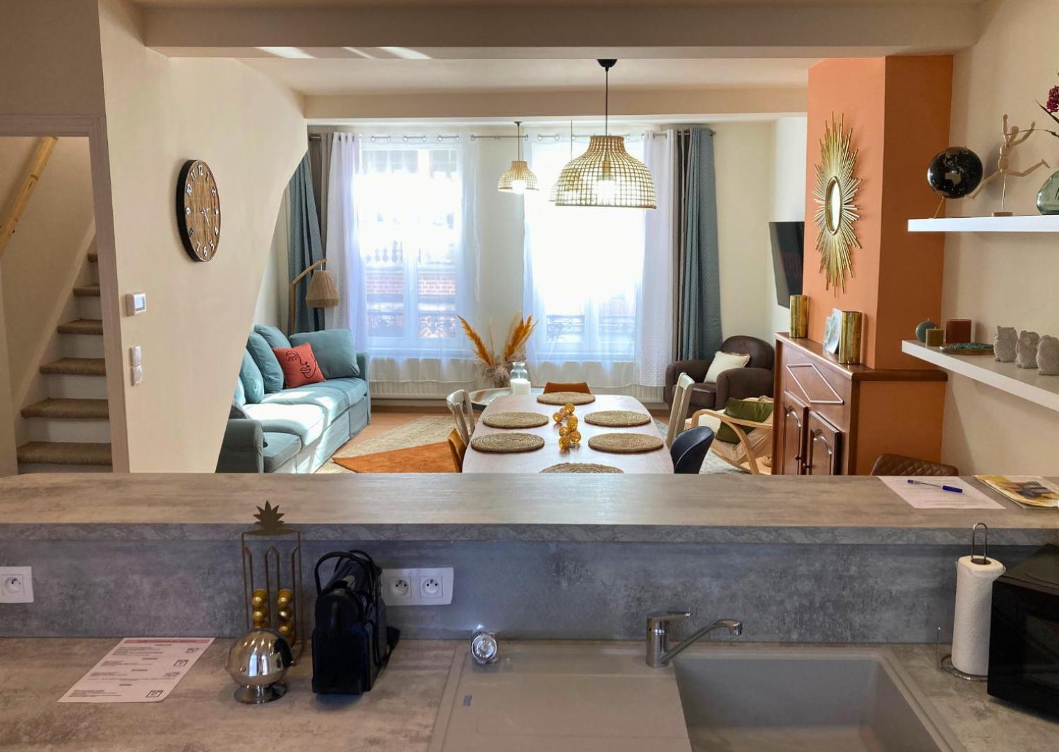 Le Bohemian Chic - 4 Chambres En Hypercentre De Saint-Omer, Ideal Pour Les Groupes Exteriör bild
